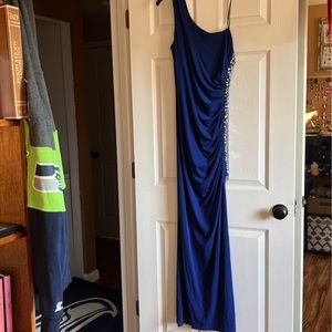 Blue prom dress